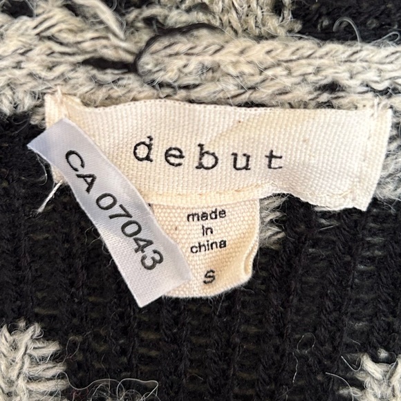 Debut Aztec Cozy Boho Sweater Longline Cardigan Navajo Print Multicolour Western - Picture 6 of 7